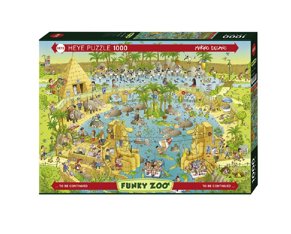 HEYE FUNKY ZOO NILE HABITAT X 1000 PZS · Play! Board Game Store