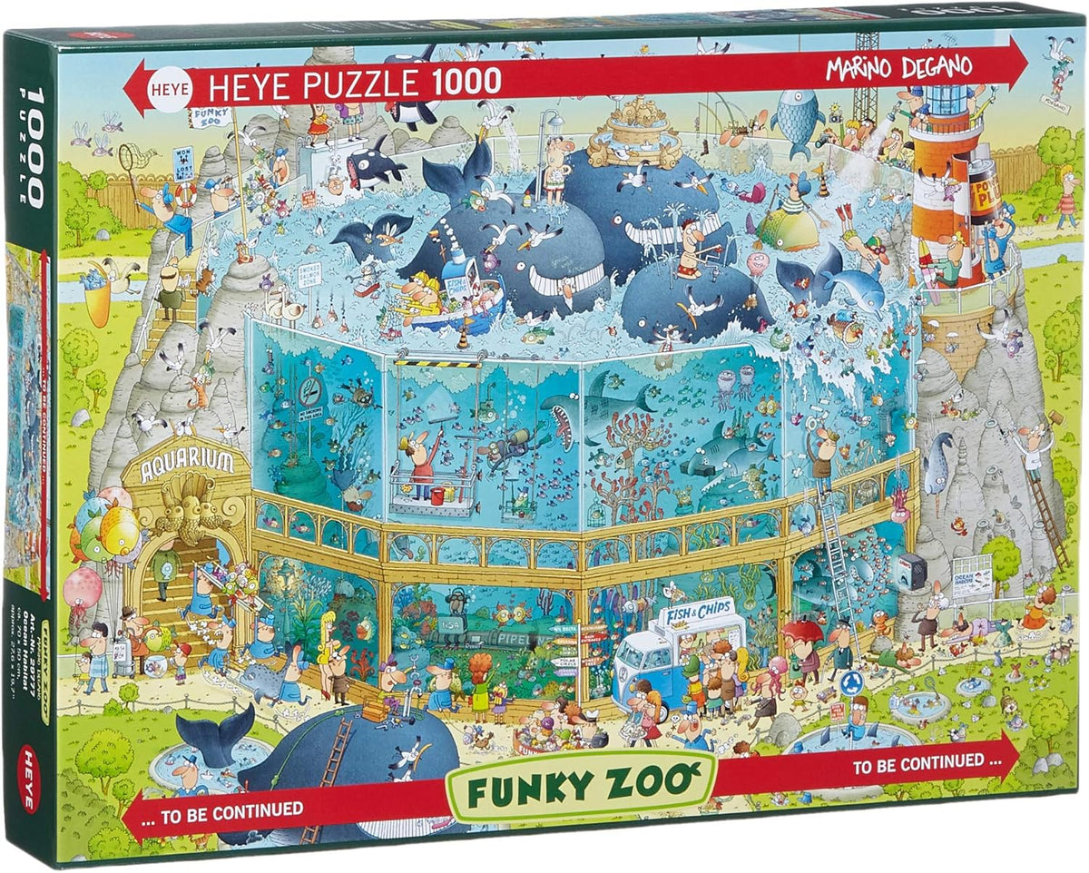 HEYE FUNKY ZOO OCEAN HABITAT X 1000 PZS · Play! Board Game Store