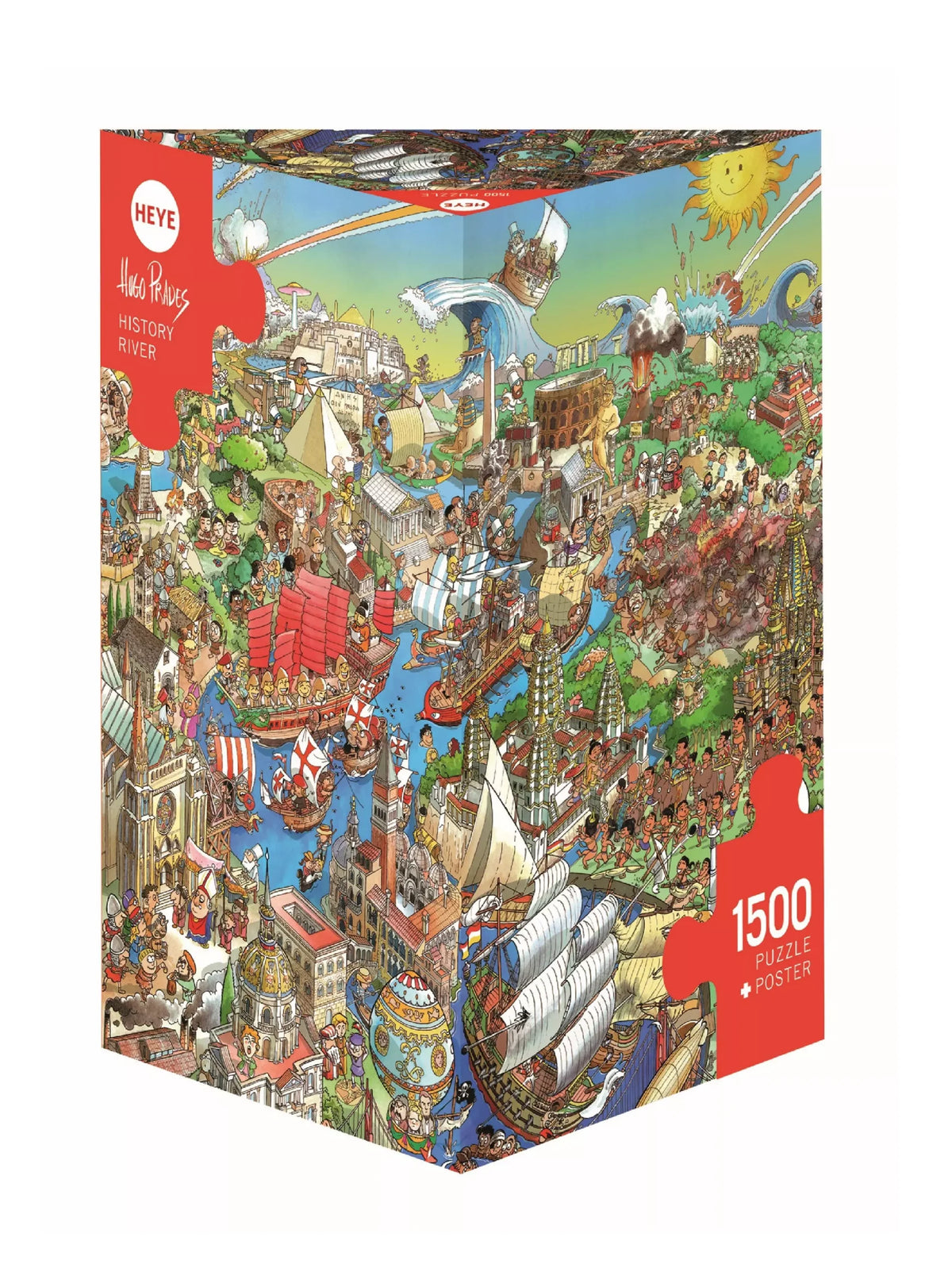 HEYE HISTORY RIVER X 1500 PZS · Play! Board Game Store