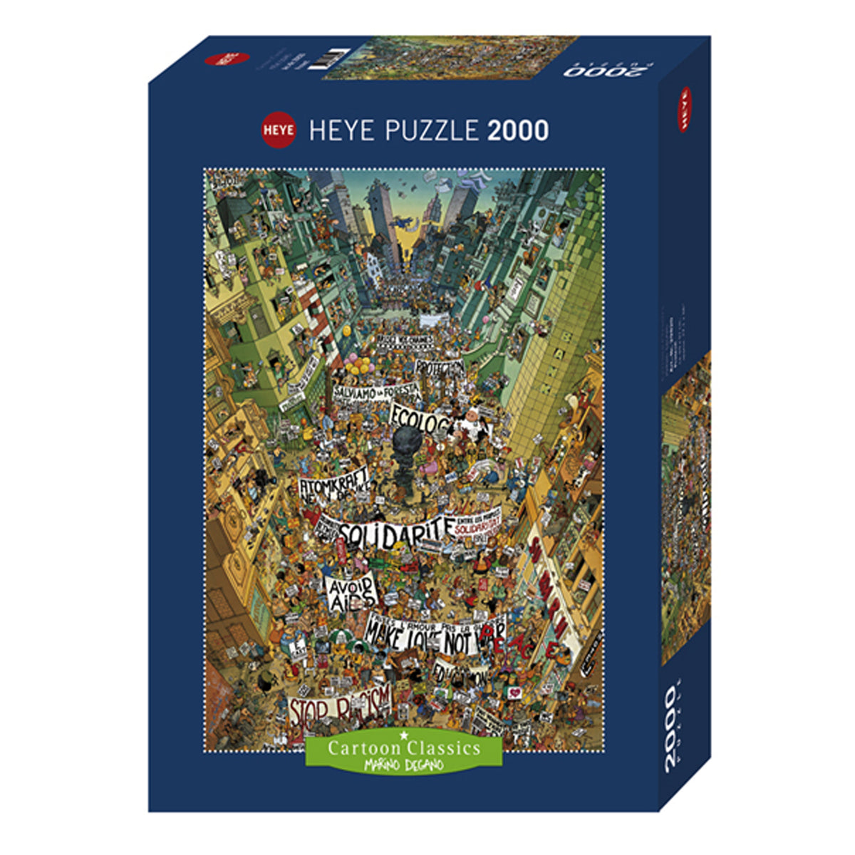 HEYE CARTOON CLASSICS PROTEST! X 2000 PZS · Play! Board Game Store