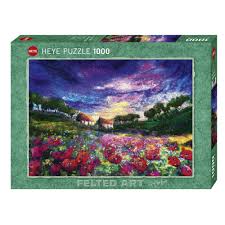 HEYE FELTED ART SUNDOWN POPPIES X 1000 PZS · Play! Board Game Store