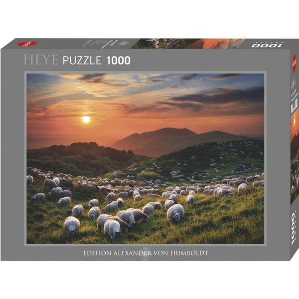 HEYE HUMBOLDT ED. SHEEP AND VOLVANOES  1000 PZS