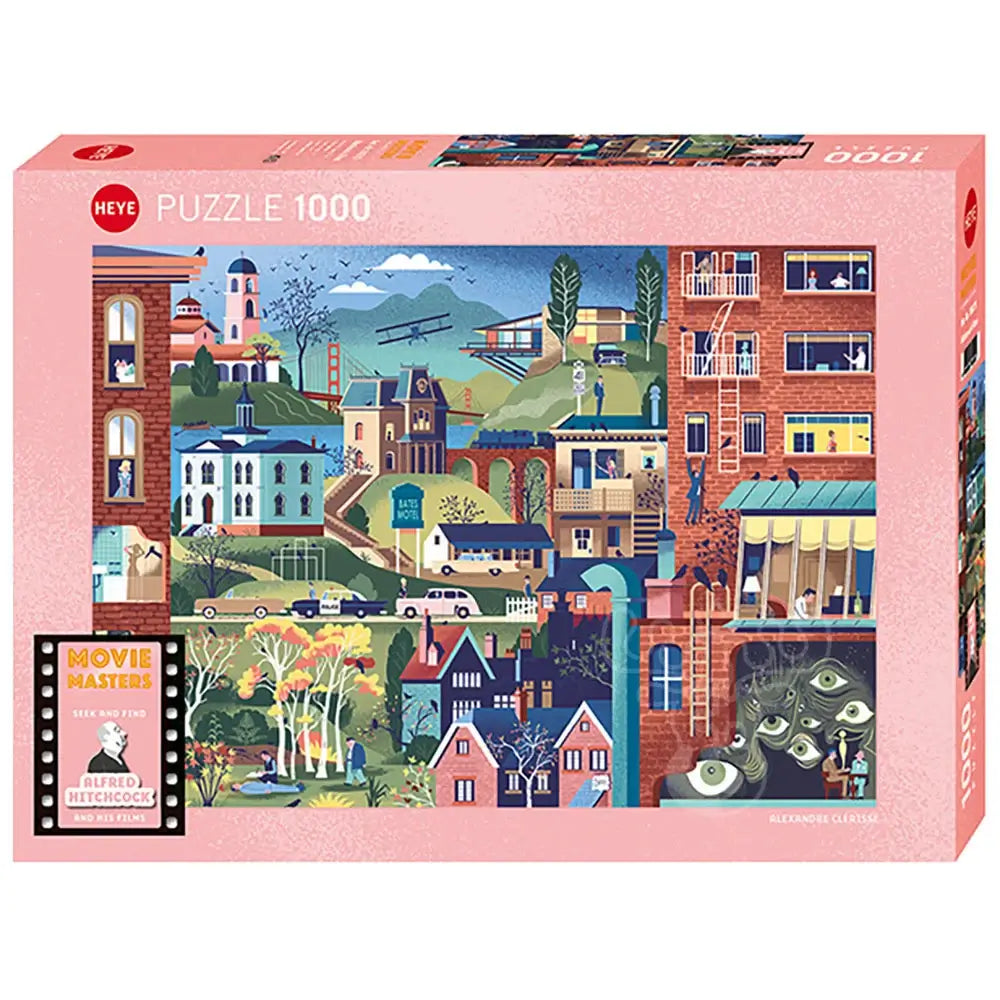 HEYE MOVIE MASTERS HITCHCOCK FILMS X 1000 PZS · Play! Board Game Store