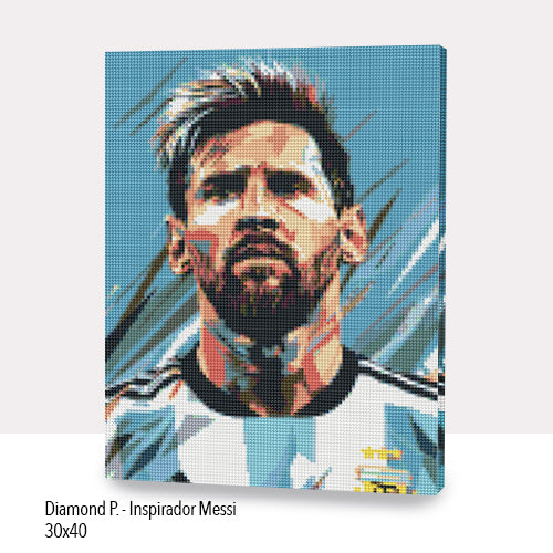 DP UCHI INSPIRADOR MESSI 30X40 · Play! Board Game Store
