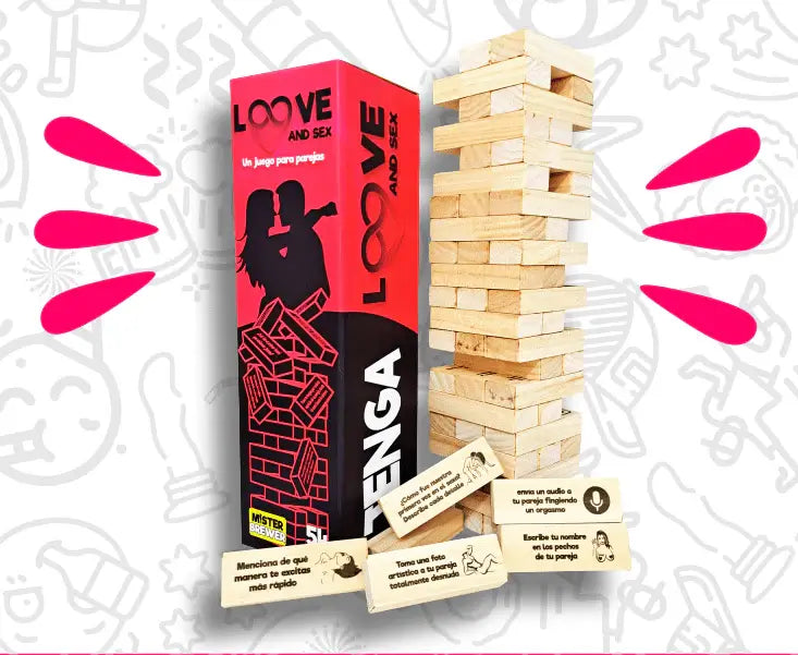 JENGA LOVE AND SEX · Play! Board Game Store