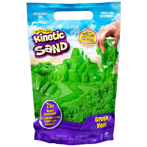 KINETIC SAND BOLSA VERDE MAGICAL FLOWING SAND 907 GRS · Play! Board Game Store