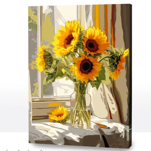 OP WC2926 RESPLANDOR DE GIRASOLES PBN 40X50