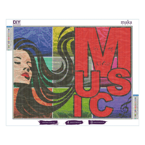 DP MAKA I LOVE MUSIC 40X50 CM · Play! Board Game Store