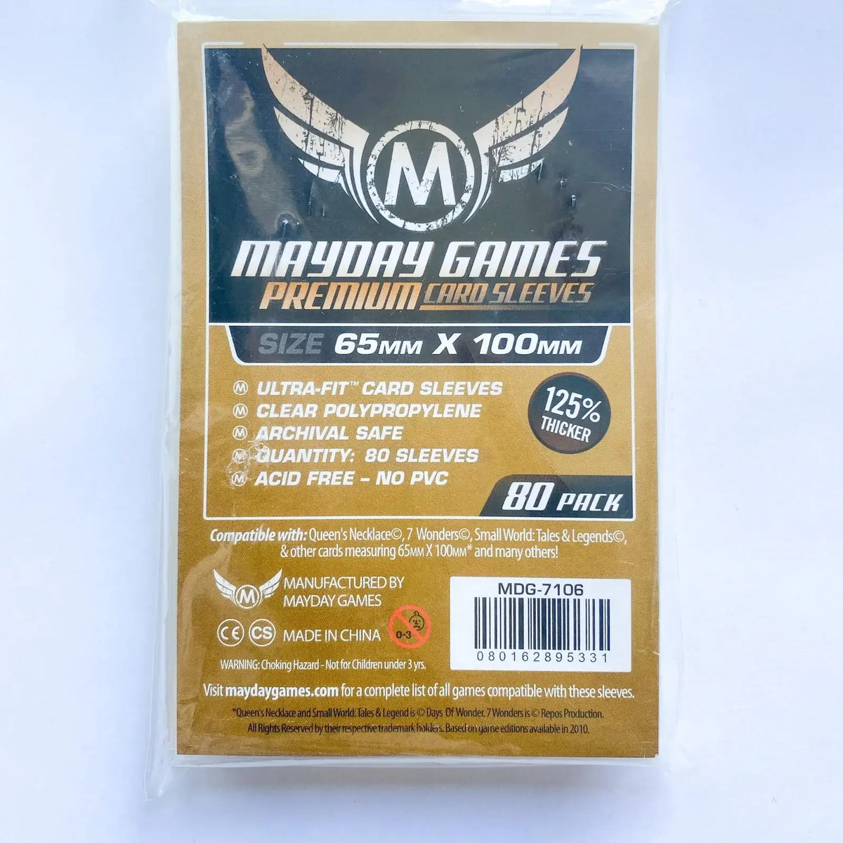 MAYDAY FUNDA MAGNUM ULTRA FIT 7WONDERS PRM 65 X 100MM · Play! Board Game Store