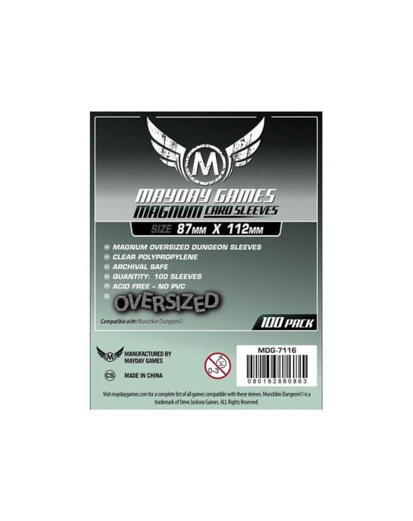 MAYDAY FUNDA MUNCHKIN DUNGEON STD 87 X 112MM · Play! Board Game Store