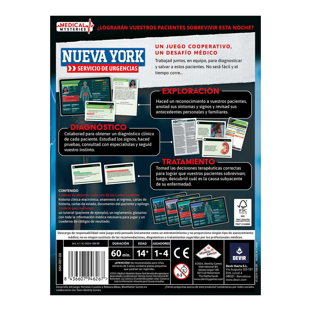 MEDICAL MYSTERIES NEW YORK · vista 3 · Play! Board Game Store