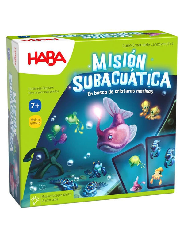 HABA MISION SUBACUATICA EN BUSCA DE CRIATURAS MARINAS · Play! Board Game Store