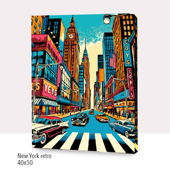 OP WC2226 NEW YORK RETRO 40X50