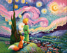 OLEO MINIMUNDO PRINCIPITO Y NOCHE ESTRELLADA