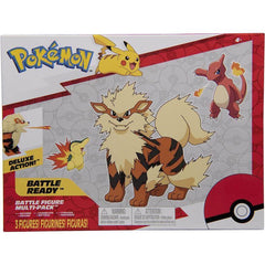 BATTLE FIGURE MULTI-PACK 3 FIGURES ARCANINE CHARMELEON CYNDAQUIL · Play! Board Game Store
