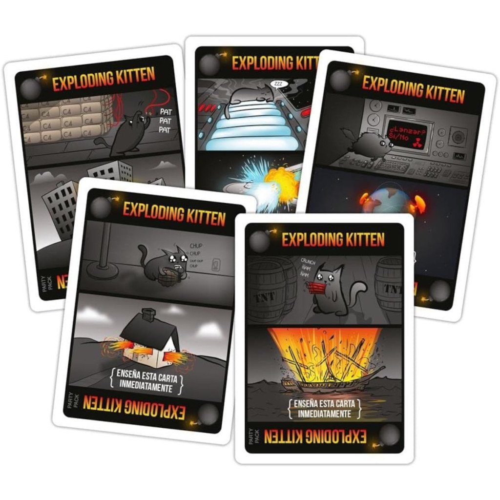 EXPLODING KITTENS PARTY PACK · vista 5 · Play! Board Game Store