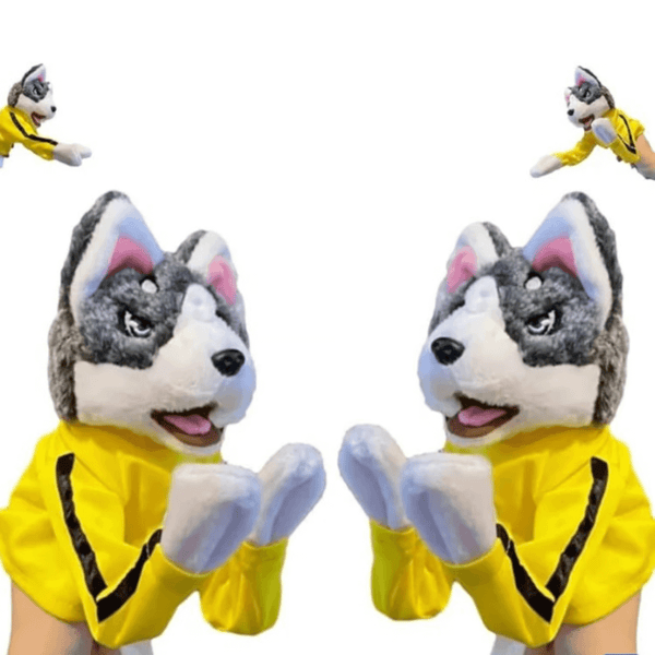 PELUCHE LOBO BOXEADOR