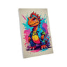 PAINT BY NUMBERS SPLASHED DINO MAKA ARTS 20x30 CM