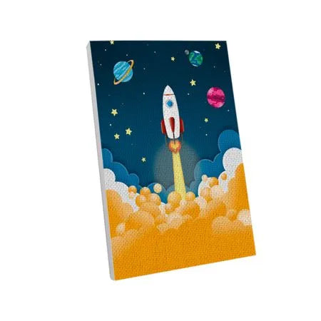 PAINT BY NUMBERS ROCKET LAUNCH MAKA ARTS 20x30 CM