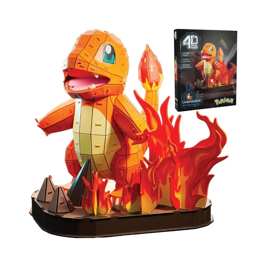 POKEMON ROMPECABEZAS 3D CHARMANDER 4D BUILD