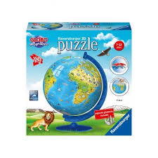 RAVENSBURGER MAPAMUNDI NIÑOS 3D X 180PZ · Play! Board Game Store