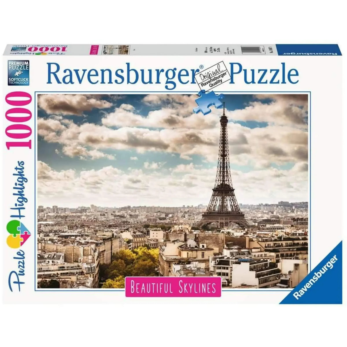 RAVENSBURGER BEAUTIFUL SKYLINES PARIS X 1000 PZS · Play! Board Game Store