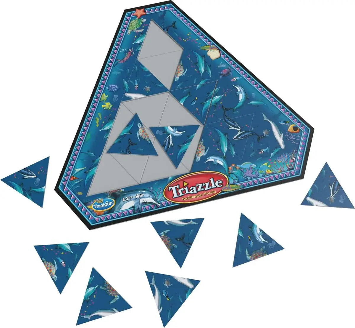 TRIAZZLE DELFINES THINKFUN X 16 PZS · Play! Board Game Store