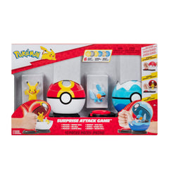 SURPRISE ATTACK GAME 10 PIECES LARVITAR + POKE BALL · Play! Board Game Store