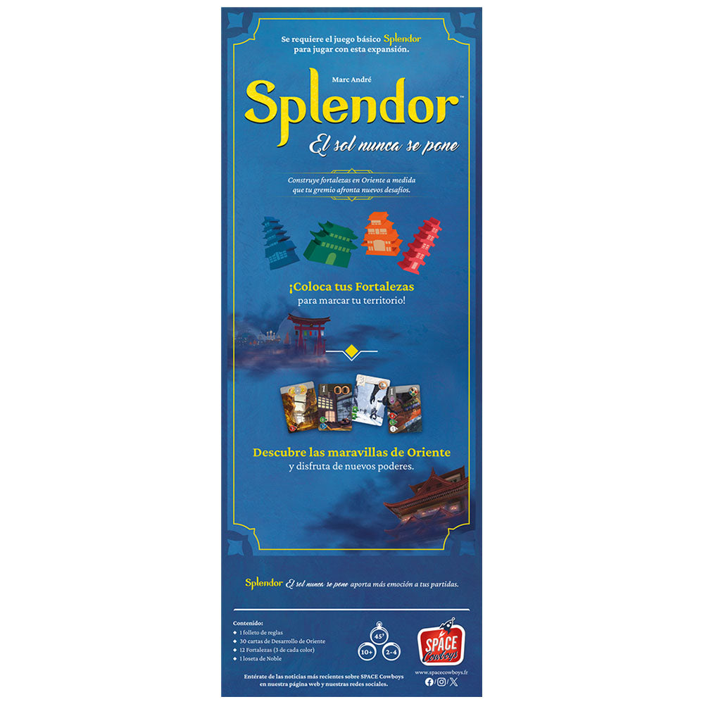 SPLENDOR EL SOL NUNCA SE PONE · vista 3 · Play! Board Game Store