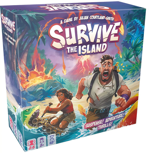 SURVIVE THE ISLAND · Play! Board Game Store