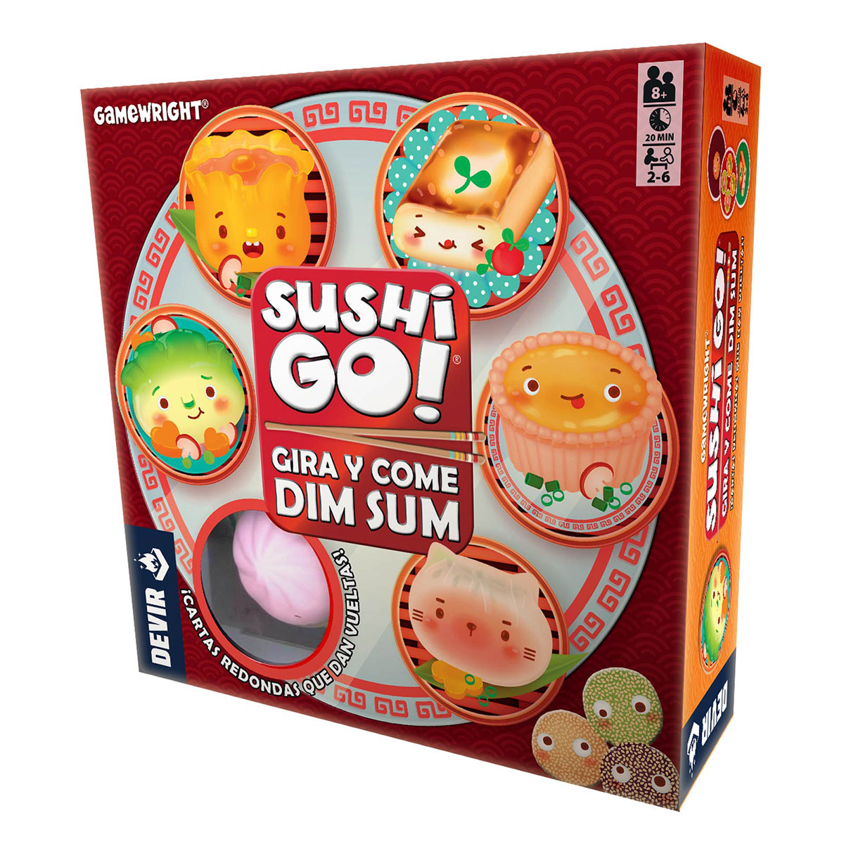 SUSHI GO! GIRA Y COME DIM SUM · Play! Board Game Store