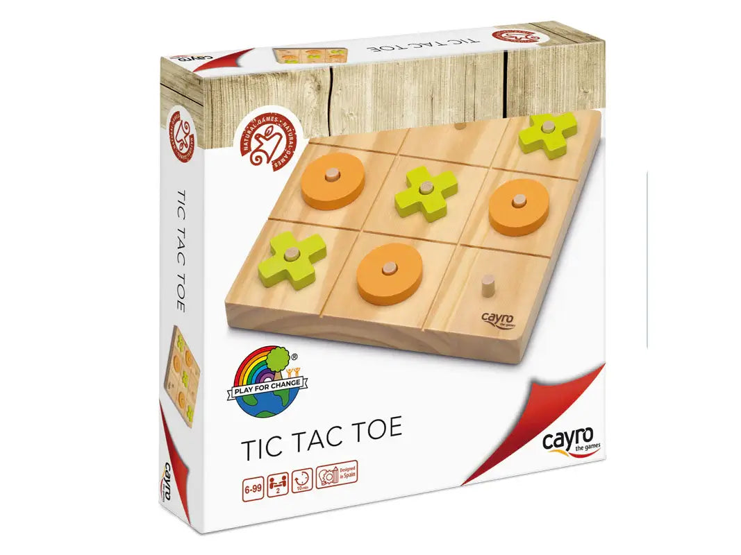 TIC TAC TOE DE MADERA · Play! Board Game Store