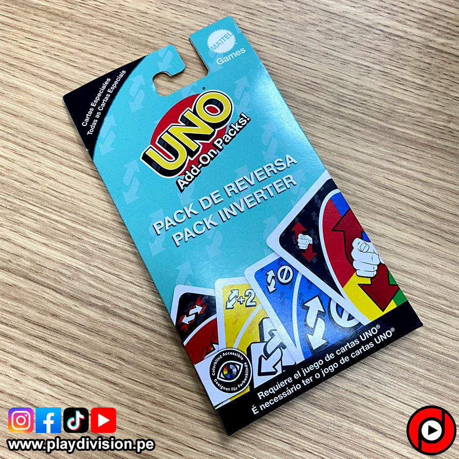 UNO PACK DE REVERSA · Play! Board Game Store