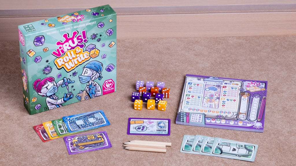 VIRUS ROLL & WRITE · vista 2 · Play! Board Game Store