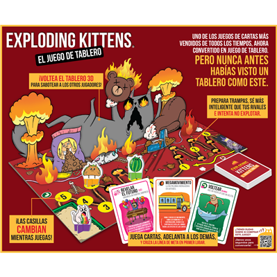 EXPLODING KITTENS EL JUEGO DE TABLERO · vista 4 · Play! Board Game Store