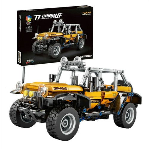 JIQILE 48013 CARRO JEEP AMARILLO