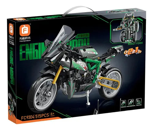 FORANGE BLOCK  FC 9304 MOTO ROBOT VERDE