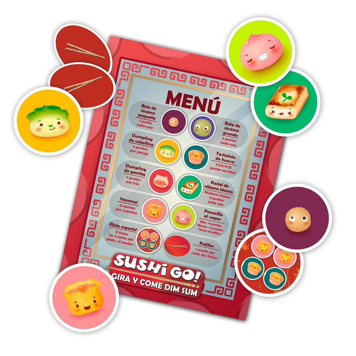 SUSHI GO! GIRA Y COME DIM SUM · vista 3 · Play! Board Game Store