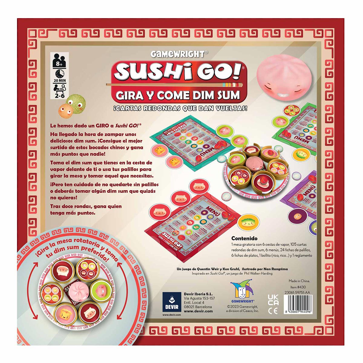 SUSHI GO! GIRA Y COME DIM SUM · vista 4 · Play! Board Game Store