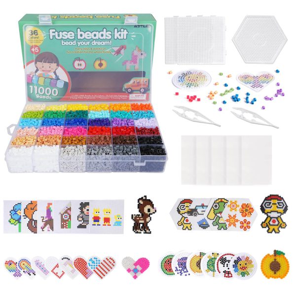 CAJA CON BEADS 5MM X 36 COLORES EN KIT