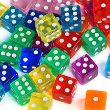 DADOS COLORES MINIS (10 UND)
