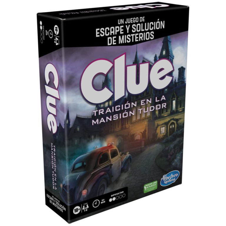 HASBRO CLUE TRAICION EN LA MANSION TUDOR