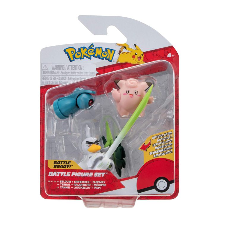 PACK X3 FIGURAS DE BATALLA POKEMON ASST