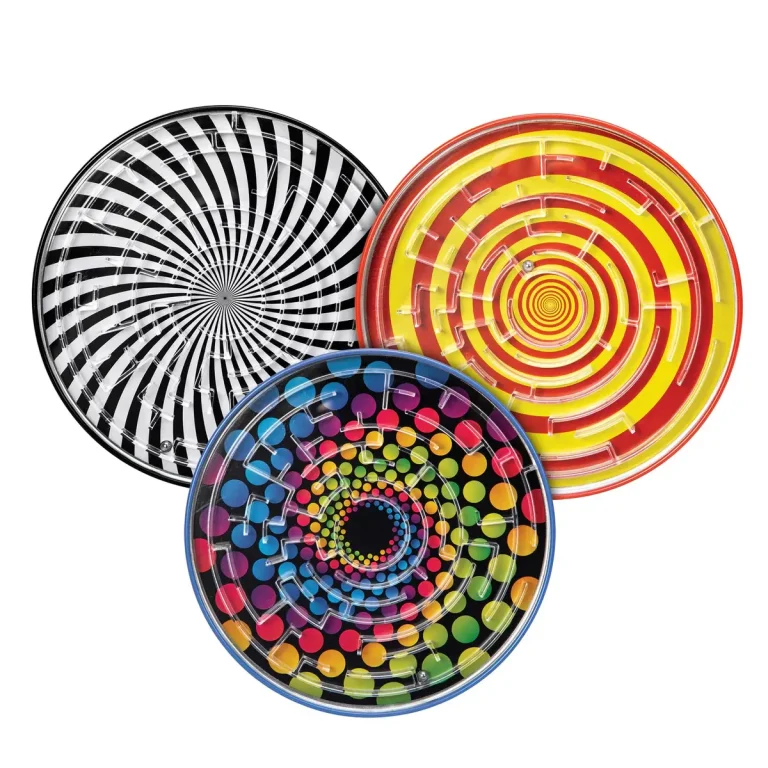 LABERINTO CIRCULAR DE LATA RETRO – MODELO ALEATORIO