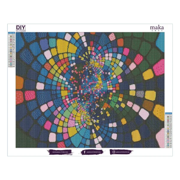 MAKA SQUARE VORTEX 40X50 CM