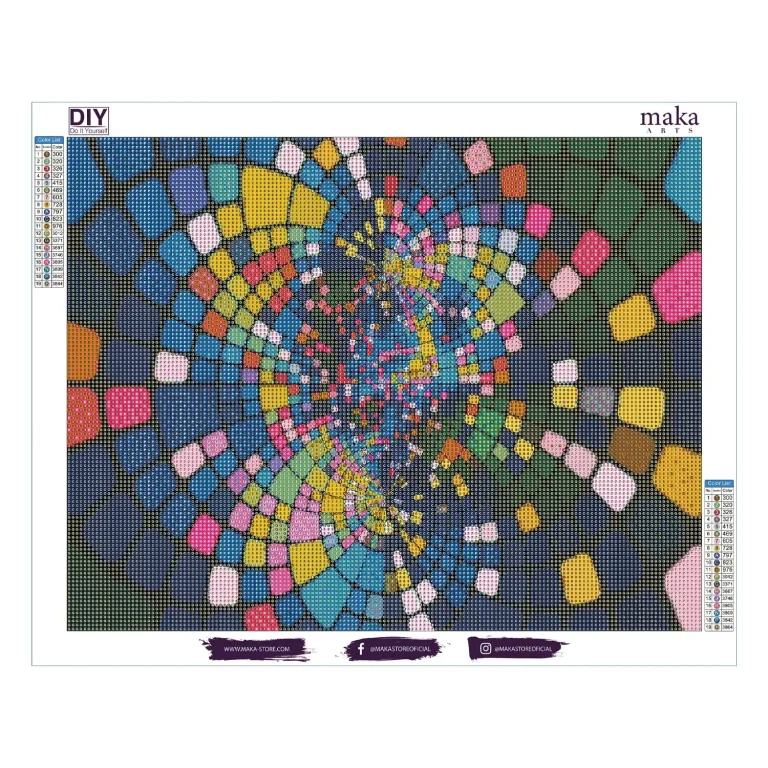 MAKA SQUARE VORTEX 40X50 CM