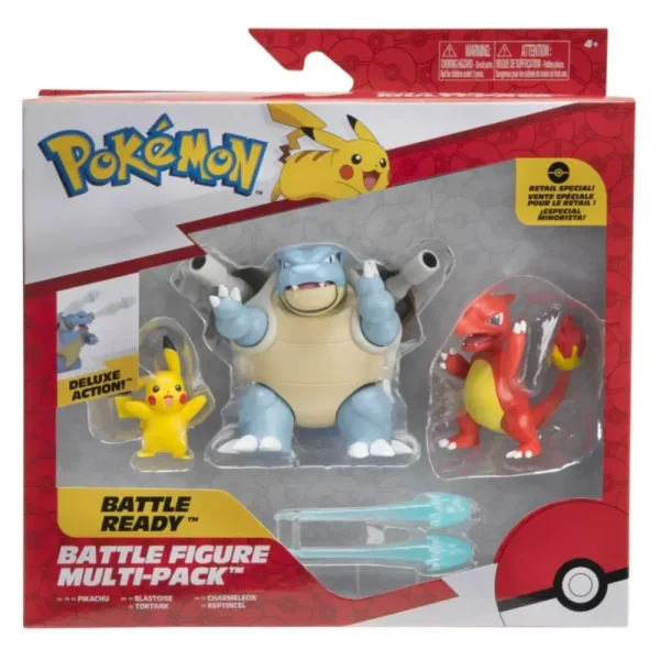 PACK X3 FIGURAS DE BATALLA SERIE A POKEMON