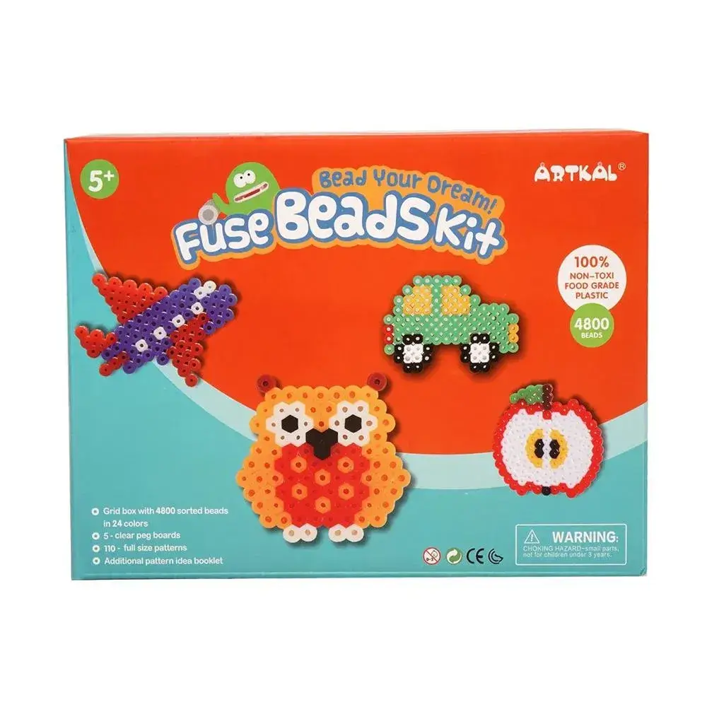CAJA CON BEADS 5MM X 24 COLORES EN KIT