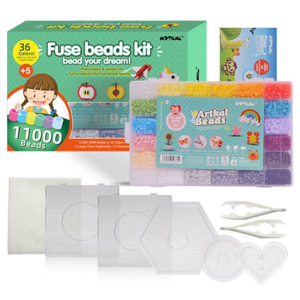 CAJA CON BEADS 5MM X 36 COLORES EN KIT - Imagen 2