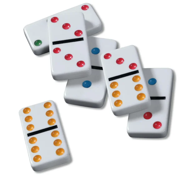 DOMINO DOBLE 6 PUNTOS COLOR - Imagen 2